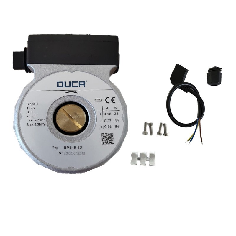Moteur de pompe Duca BPS-WG 15-50, 3 niveaux de puissance, rotor large, remplacement pour Wilo