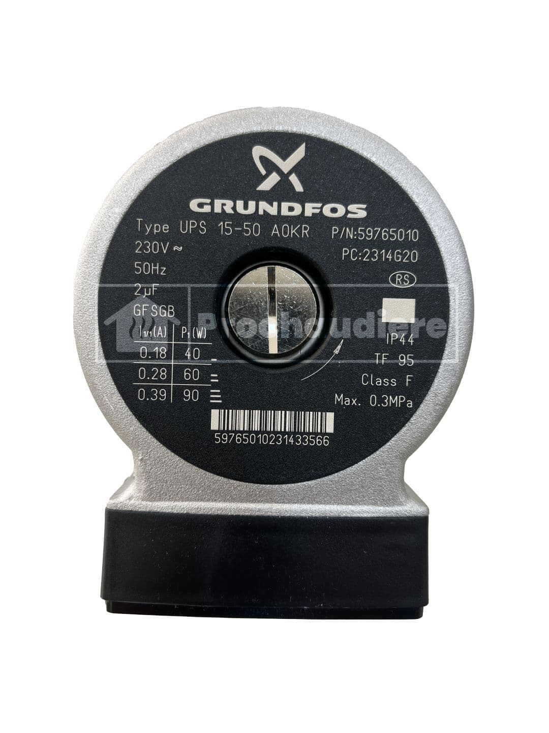 Pompe UPS 15-50H6 AOK R POUR CHAUDIÈRE FACOFRI