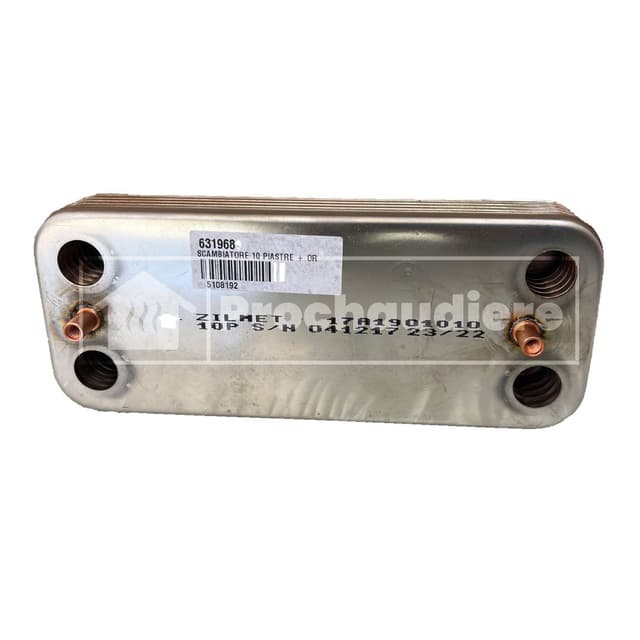 ECHANGEUR SANITAIRE 10 PLAQUE  ADAPTABLE FEROLLI / SIME ZILMET 17A1901010 1